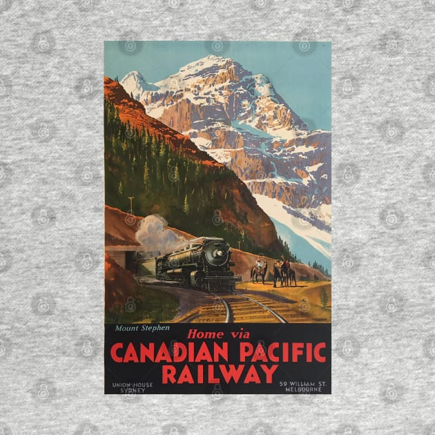 Canadian Pacific Railway - Vintage Travel by Culturio